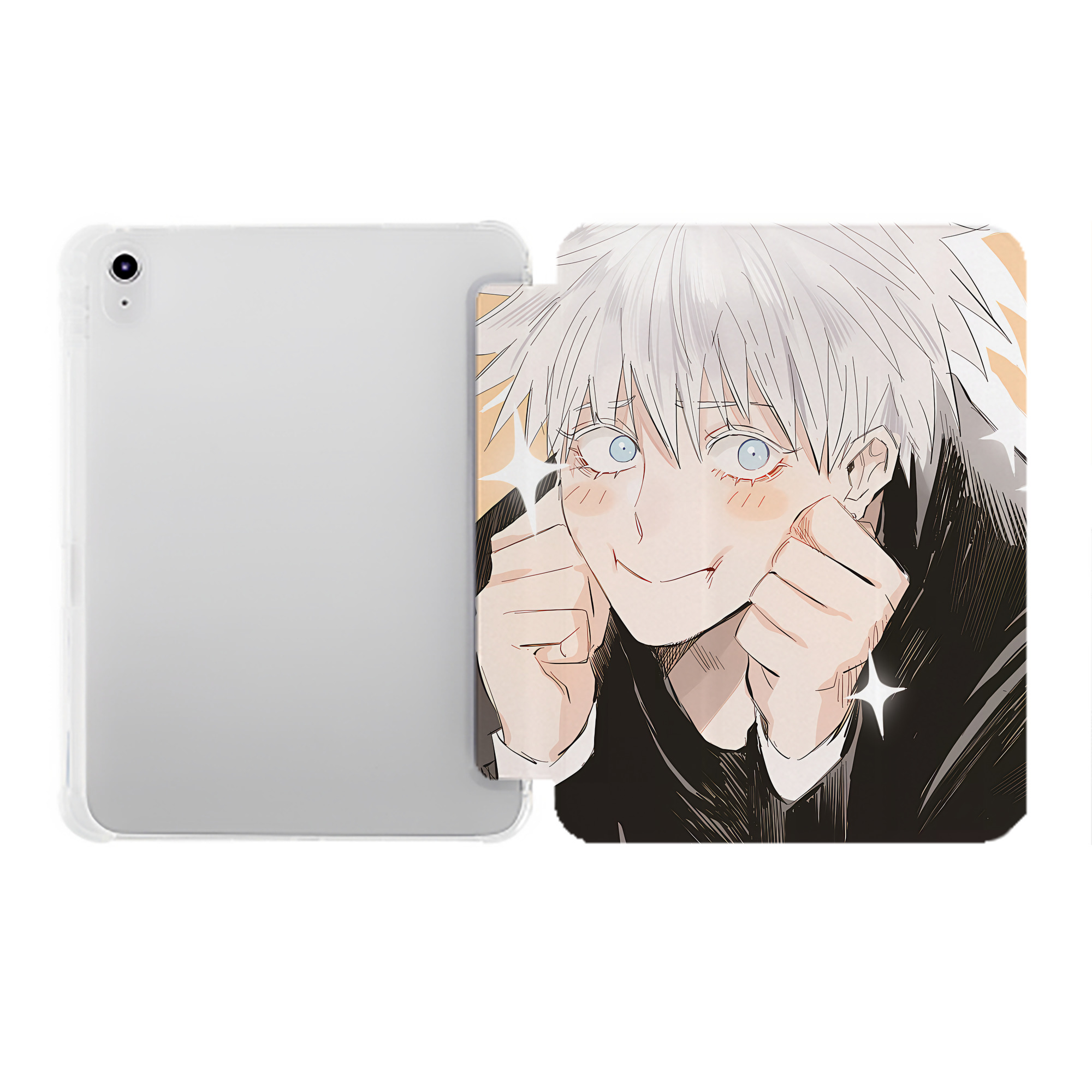 （画像用） SPY×FAMILY间谍家家酒 IPad ケース ペン収納付き 三つ折りスタンド PUレザー×シリコン 対応機種9.5/10.5/10.9インチ